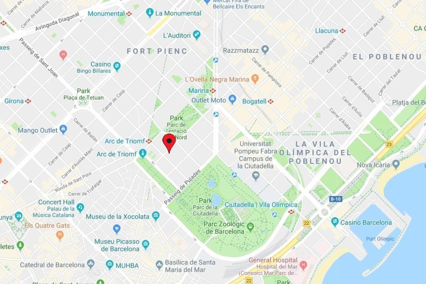Cozy 2 Bedroom Next To Arc De Triomf Barcelona Exterior foto